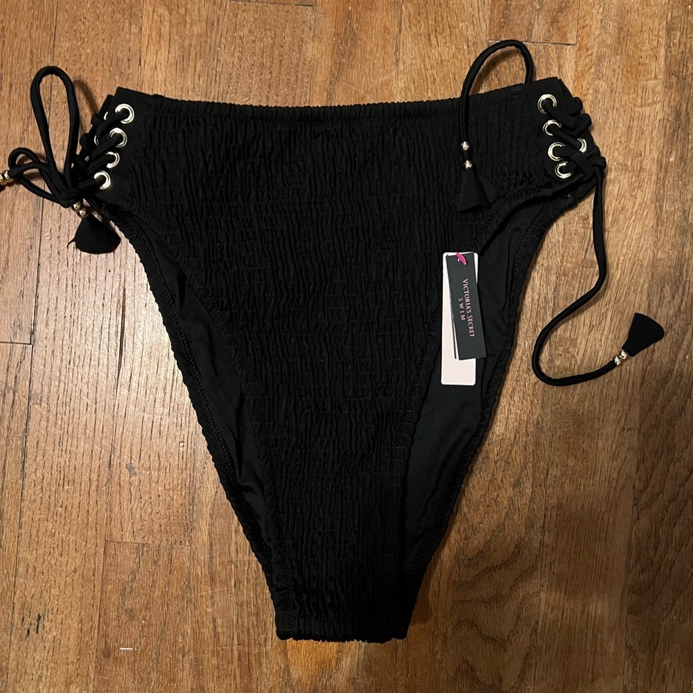 Victoria's Secret Black High-Cut Bikini
